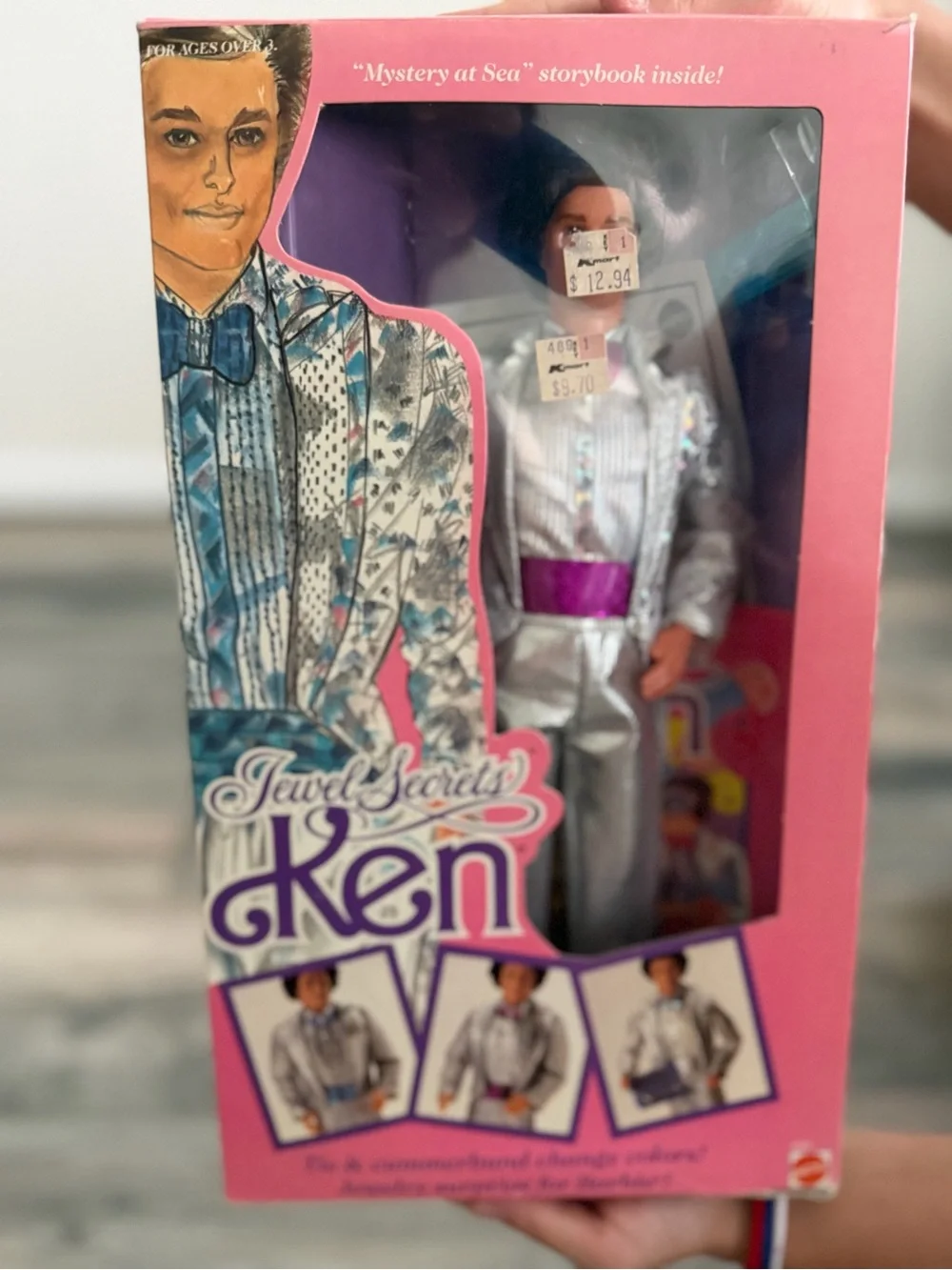 vintage 1986 Mattel Jewel Secrets Ken doll (#1719) new in box